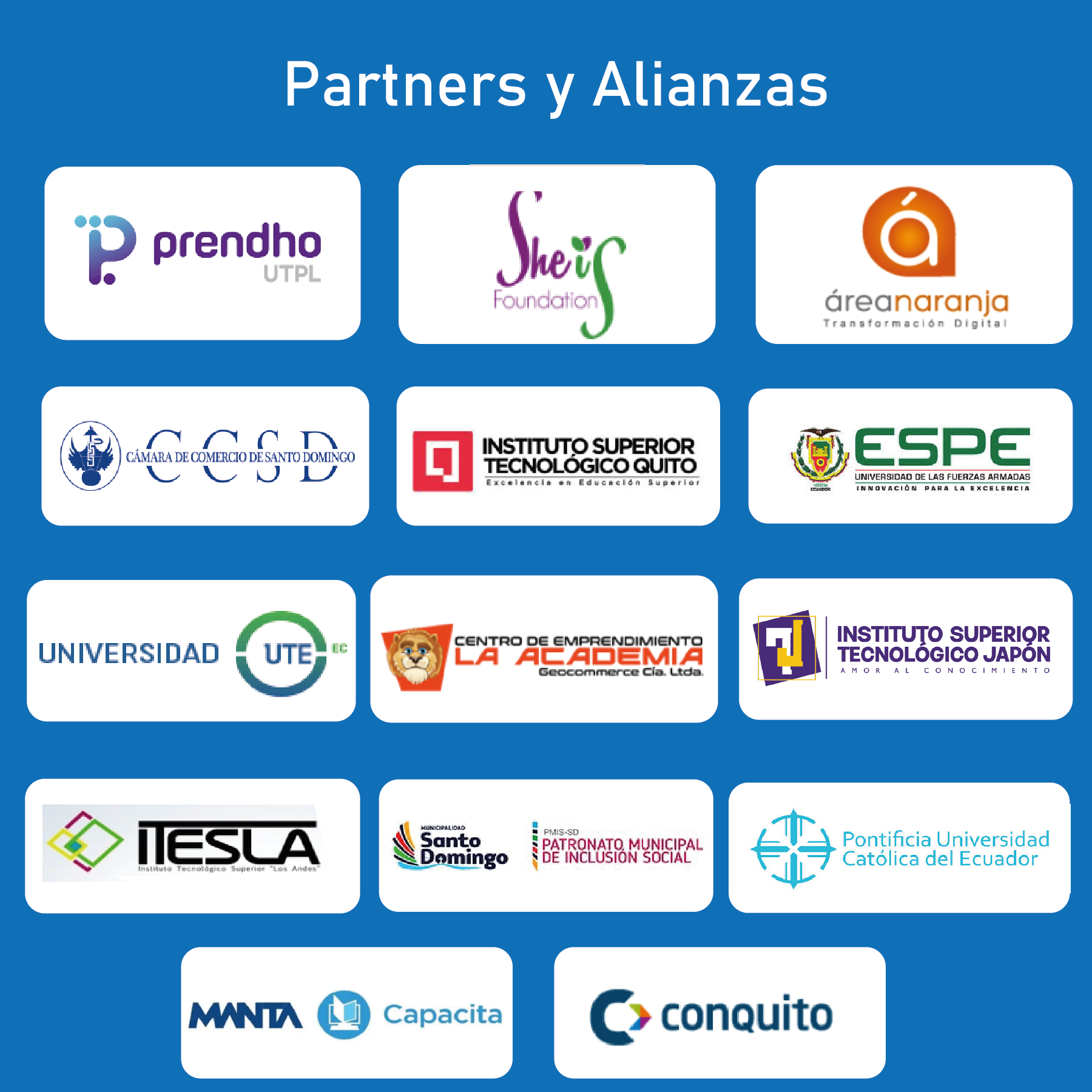 PARTNERS Y ALIANZAS WE MAKERS