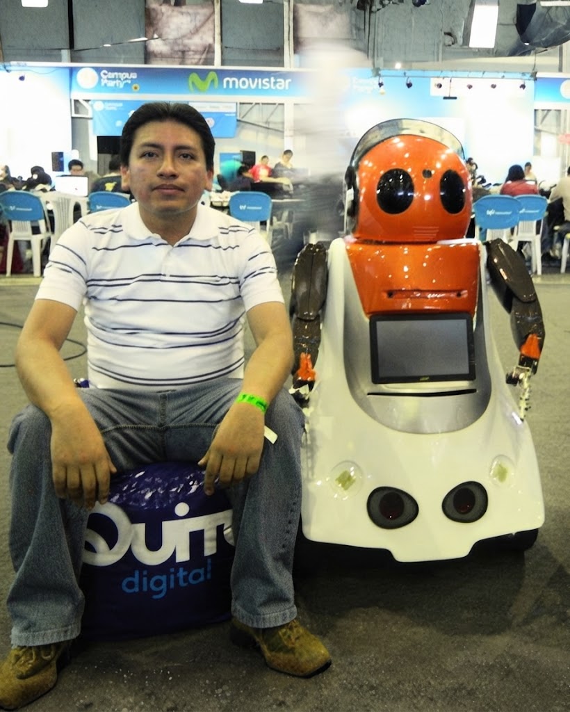 Detalle del robot interactivo